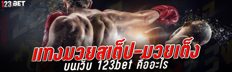 แทงมวยสเต็ป-มวยเต็ง บนเว็บ 123bet คืออะไร