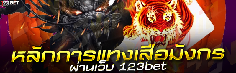 หลักการแทงเสือมังกร ผ่านเว็บ 123bet