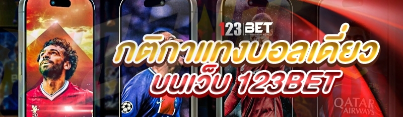 กติกาแทงบอลเดี่ยว บนเว็บ 123bet